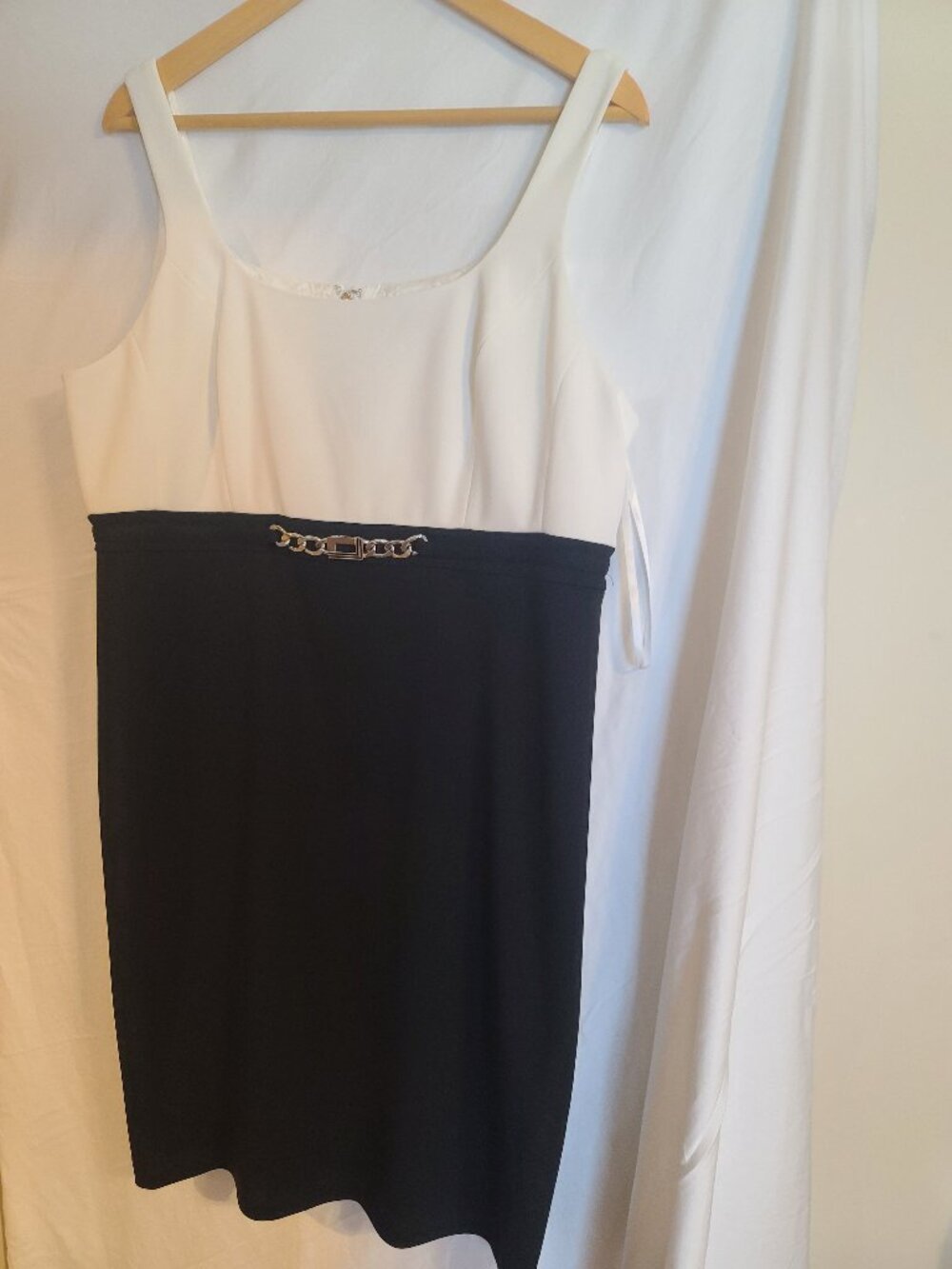 Black and white women's Lagerfeld dress